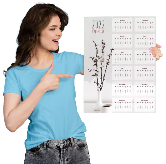 Photo calendar example